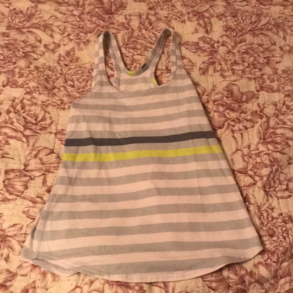 Lululemon Racerback Striped Yoga Tank